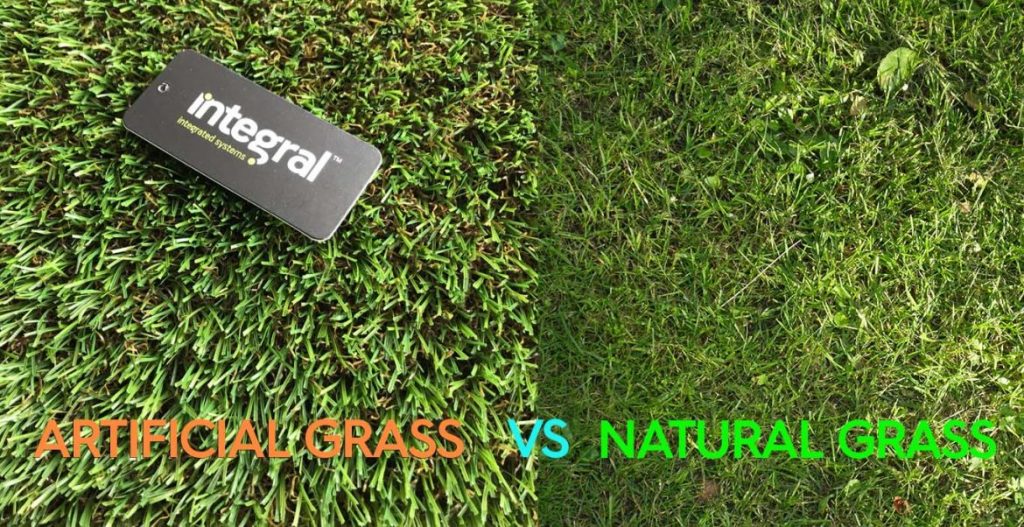العشب الطبيعي & العشب الصناعي